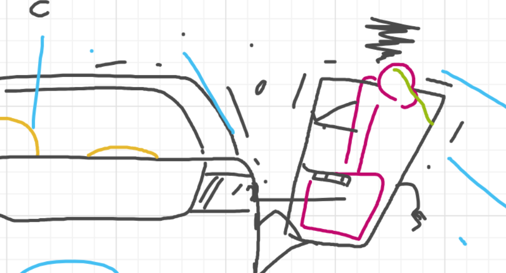 A panel from I've Been Everywhere, Man, episode nine of the Board Boards object show by Furretwalk/WalkingFurret.